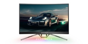 AOC teams up with Porsche for a fast sleek gaming monitor